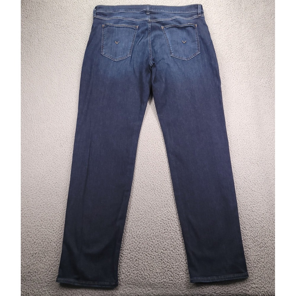 HUDSON Jeans Mens Size 38 Byron Straight Mid Rise Dark Wash Stretch Denim 38x33‎